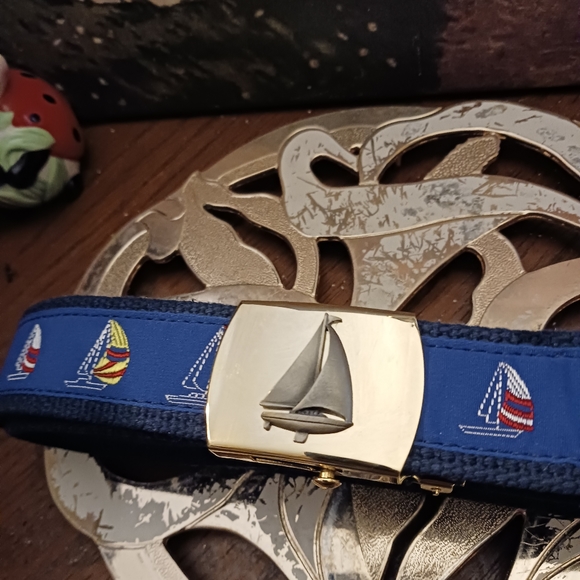 🚢 Skippers Fla,NAUTICAL belt,🏝🏖🏞🎋🎁Never worn.🛥New!BOAT🛶 ⛵️🎁U.S.A. - Picture 12 of 16